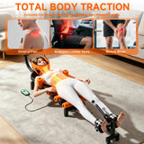 Electric Full Body Traction & Stretch Machine,Decompression Table with Remote for Lumbar Stretching, Flexibility Training, Mobility Support,Stretches The Back, Ankle, Knee, and Hip