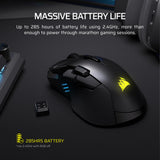 Wireless SE Gaming Mouse – 26,000 DPI, Ergonomic Design for Larger Hands, 10 Programmable Buttons