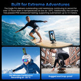 LAGENIO Eagle Pro Mini 5G Rugged Smartphone for Live Streaming Without Wi-Fi, 4K Action Camera, Android 16, 36GB+256GB/1TB, Image Stabilization, 4.0" Display, Dual SIM, NFC, IP69K, Black