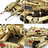 Mould King 20011 Technology MOC Building Block Tank, Remote Control Rechargeable Military Mammoth Tank, RC Tank Model Kits for Adult, 3296 Pieces