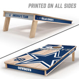 YouTheFan NFL Dallas Cowboys 2’ x 4’ Professional Wood Cornhole Game with Logo Bags