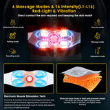 abs Stimulator Abdominal Massager with Heat & Redlight & Vibration & Electric Muscle Stimulator, Tactical x abs Toner Belt for Belly Fat Burning Stomach Cellulite, Lower Back Massagr for Pain Relief