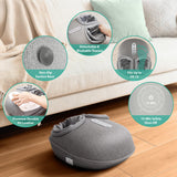 Medcursor Foot Massager with Heat - Shiatsu Deep Kneading, Delivers Relief for Tired Muscles and Plantar, Multi-Level Settings & Adjustable Intensity for Home or Office Use, Gifts for Women Mom