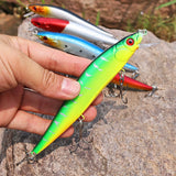 Sougayilang 10PCS Fishing Lures Hard Bait Minnow Crankbait with Treble Hook Life-Like Swimbait Fishing Bait Deep Diver Lure Sinking Lure for Bass Trout Walleye Redfish Speckled Trout