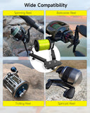 Fishing Line Spooler for Large Spools, Commercial Fishing Line Spooler Reel Winder Spooling with Adjustable Tension, Foldable and Portable, Fit for Filler and Bulk Spools, Fishing Gears Gifts for Men