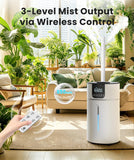 AreShark 4.2 Gal/16L Humidifier Large Room, Cool Warm Mist 2000ft² Whole House Air Humidifiers for Bedroom, Plants, Adults, 60H Runtime, Humidity Setting, Easy to Clean, Top Fill, Extension Tube