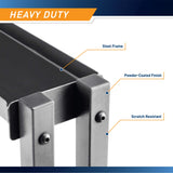 Marcy Combo Weights Storage Rack for Dumbbells, Kettlebells, and Weight Plates DBR-0117 gray 18.00 x 36.00 x 54.00 inches