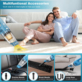 TROIZO Handheld Vacuum Cordless, 14500PA Powerful Suction Hand Held Vacuum Cleaner with Brushless Motor, Rechargeable and Portable Car Vacuum for Home Office Car Pet