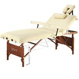 Master Massage 30" DEL RAY™ SALON Portable Massage Table Package with Therma-Top® - Adjustable Heating System! (Sand Color)