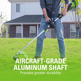 Greenworks 40V 16" Brushless Cordless String Trimmer (Attachment Capable - Gen 2), 4.0Ah Battery and Charger Included