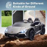 Oryxearth 2-Seater 24V Electric Lamborghini Ride on Car for Kids