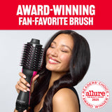REVLON One-Step Volumizer Hair Dryer and Styler – Easy Salon-Style Blowouts – Less Frizz, More Shine, and Reduced Heat Damage, for All Hair Types and Lengths (Black)