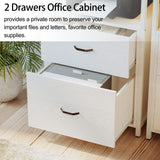 Industrial Bookcase with File Cabinet Drawers, 71.6 in Tall Bookshelf 5 Tier, Freestanding Storage Home Office Cabinet Organizer