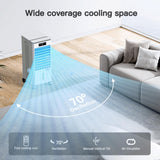 WICOLO Evaporative Air Cooler, Windowless Portable Air Conditioners Fan w/3 Modes & 3 Speeds, 12H Timer for Smart Auto-off, 2-Gal Tank for 20H Cooling,16FT Remote,No Hose Needed,46db Swamp Cooler