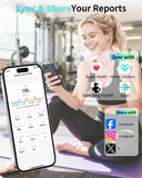 arboleaf Smart Scale for Body Weight and Fat, High-Precision Digital Bathroom Scale with 4-Electrode BIA, 7-in-1 Display for BMI Body Fat Muscle Mass, 14 Metrics in App, Trend Tracking, Max 400lb