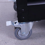 HIGOOD Heavy Duty Service Utility Cart,2 Shelf Steel, 800-Pound Capacity, 35.6 x 18.1x38-Inch Black