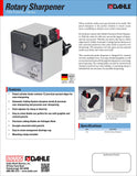 Premium Pencil Sharpener w/Point Adjuster & Automatic Cutting System, Accepts Graphite & Oversized Artist Pencils Dahle