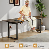 Standing Desk, 71x32 Inches Rectangle Stand Up Desk with 4 Legs, Dual Motor and Memory Controller