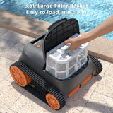 CoasTeering Upgraded Cordless Robotic Pool Cleaner with Smart Navigation, 210 Min Runtime, Wall & Waterline Cleaning, Pool Vacuum for Ingrounds & Above Ground Pools up to 3229 Sq.ft