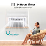 Hisense 14,000 BTU Smart Window Air Conditioner, 3 modes (Cooling, Fan, Dehumidifier), Easy Installation,Ultra Quiet, 2 Years Warranty