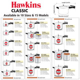 Hawkins Aluminium 10 Litre Classic Pressure Cooker, Best Inner Lid Cooker, Big Pressure Cooker, Silver (Cl10)