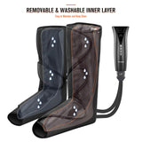 Leg and Foot Massager with Heat, Air Compression Leg Massager for Circulation and Pain Relief Helpful for Swollen Legs Edema RLS FIT KING