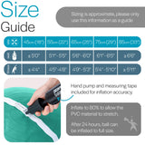 Core Balance Exercise Ball for Workouts, Anti-Burst and Slip Resistant, Swiss Yoga Ball for Pregnancy, Stability, Fitness and Physical Therapy, 4 Sizes, with Pump (25" / 65cm Teal) Core Balance