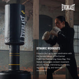 Everlast P00001266 Powercore Free Standing Indoor Rounded Heavy Duty Fitness Training Punching Bag Everlast