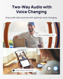 Anona 3K Dual Cam Video Doorbell Camera Wireless No Subscription with Chime
