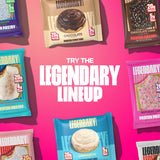 Legendary Foods 22g Protein Pastry 0g Added Sugar, Low Carb, Gluten Conscious, Keto Snack, Ideal for Glucose Management, Includes Whey Protein Isolate, 8 Pack Cookies and Cream