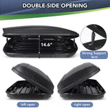 GarveeTech Rooftop Cargo Box Carrier, Dual-Side Opening Luggage Storage