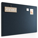 Fluxynara Felt Bulletin Board, 47.2" x 35.4", Carbon Blue