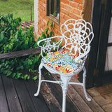 Outdoor Chair Cushions Seat Cushions with Ties, Patio Chair Pads D16xW17 Inch for Patio Furniture Garden Home Office