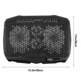Laptop Cooling Pad Stand with Adjustable Fan Speed and RGB Lighting