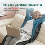 Full Body Massage Mat Pad for Bed, Massage Chair Pad with 10 Vibration Motors & 5 Massage Modes, Vibrating Heating Massage Mattress Pad for Back,Massager with Auto Shut Off, Gift for Men Women
