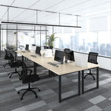 Bonzy Home 12FT Conference Table, Modern Large Meeting Table Office Desks for 16 Person