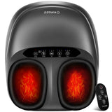 Shiatsu Foot Massager Machine with Heat & Remote, 2026 Upgraded Deep Kneading Feet Massager for Plantar Fasciitis & Neuropathy, 3 Heat Levels, Multi-Mode Massage, Auto-Off Timers, Gifts for Women Men