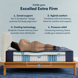 Serta Perfect Sleeper X - Excelled 13.75" Extra Firm King Hybrid Mattress