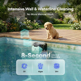 (2026 Upgrade) Beatbot Sora 10 Cordless Pool Vacuum Robot for Inground & Above Ground Pools, 6800 GPH Suction, Floor/Wall/Waterline/Shallow Area Cleaning, Waterline Parking, Cyan Green