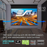Projector Screen Elite Screens Spectrum RC1 Remote, 180-INCH Diag 16:9, Motorized Projection Screen Movie Home Theater 4K/8K Ultra HD Ready, ELECTRIC180H2