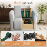 LuvnVirtue 360° Swivel Barrel Accent Chair for Living Room & Bedroom(Grey)