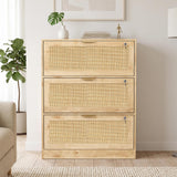YIGOBUY Large 3 Drawer Lateral Filing Cabinet with Lock