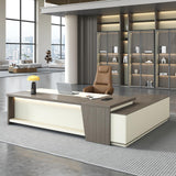 79" L-Shaped Executive Desk, Left Return, Lockable Drawer,