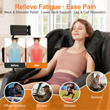 GOLD TIME Upgraded Massage Chair Full Body, Zero Gravity Recliner with Heat, 10 Fix Points, Bluetooth, Touch Screen, Footrest, Shiatsu Massage Chair Full Body for Parents, Seniors & Easy Assembly