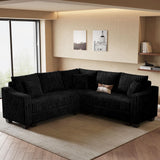 Belffin Convertible Sectional Couch with Chaise Corner Sectional Sofa L Shaped