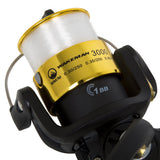 Fishing Rod and Reel Combo - 2pc Strike Series Medium Action 78-Inch Spinning Reel Fishing Pole - Fishing Gear for Bass and Trout by Wakeman (Gold), 6.5 feet Wakeman