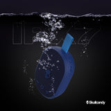 Skullcandy Ounce+ Wireless Bluetooth Speaker - IPX7 Waterproof Mini Portable Speaker with 16 Hour Battery, True Wireless Stereo, and Ballistic Nylon Carry Strap (Navy)