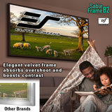 Elite Screens 120" Fixed Frame Projector Screen 16:9, 4K/8K UHD CineWhite UHD-B, ISF Certified, UST/Short/Standard Compatible, SB120WH2