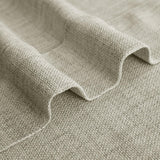 Macochico Extra Wide Pinch Pleated Linen Curtains for Sliding Door Patio Doors with Tieback, Natural Living Room Bedroom Curtain Privacy But Let Light in, 120”Wx96”L, Khaki, 1 Panel