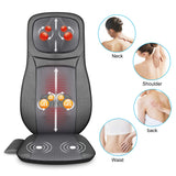 Snailax Shiatsu Back Massager with Heat, Chair Massager for Neck, Back and Shoulders,Gel Modes Massage Cushion,Adjustable Height Massage Seat,Gifts
